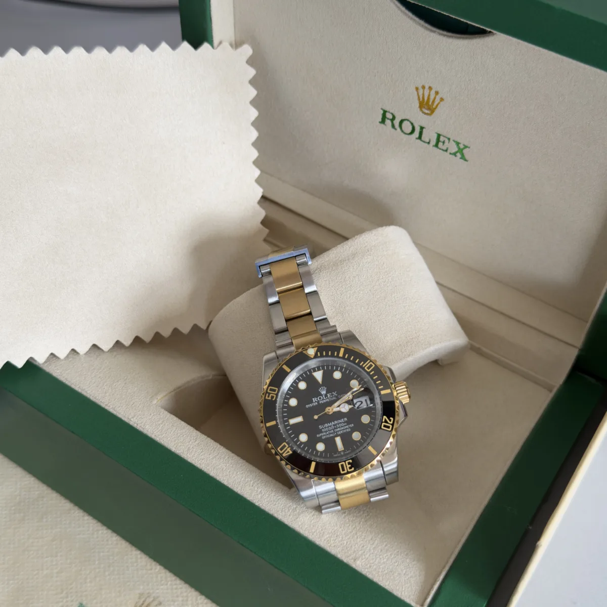 Rolex Submariner Stahl Gold Black