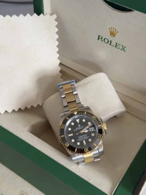 Rolex Submariner Stahl Gold Black